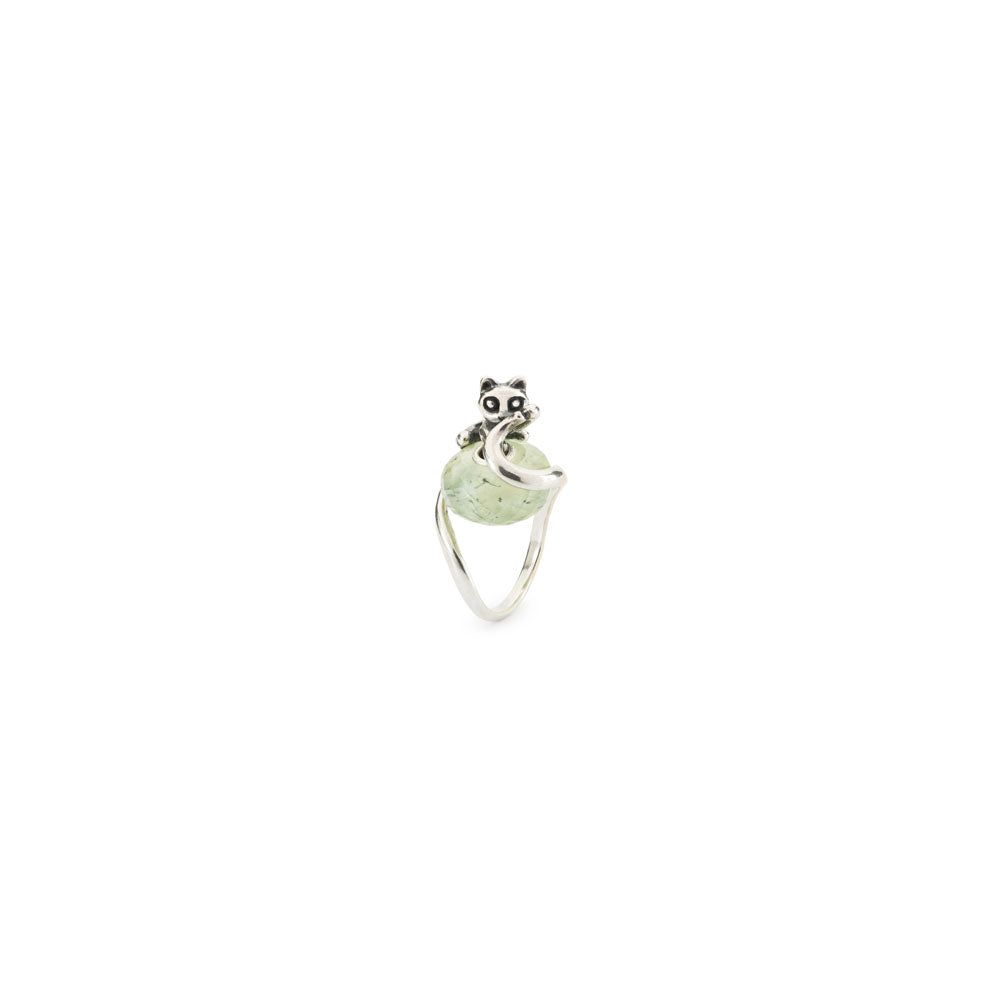 Trollbeads - Bead Prenite Con Quarzo Tormalinato