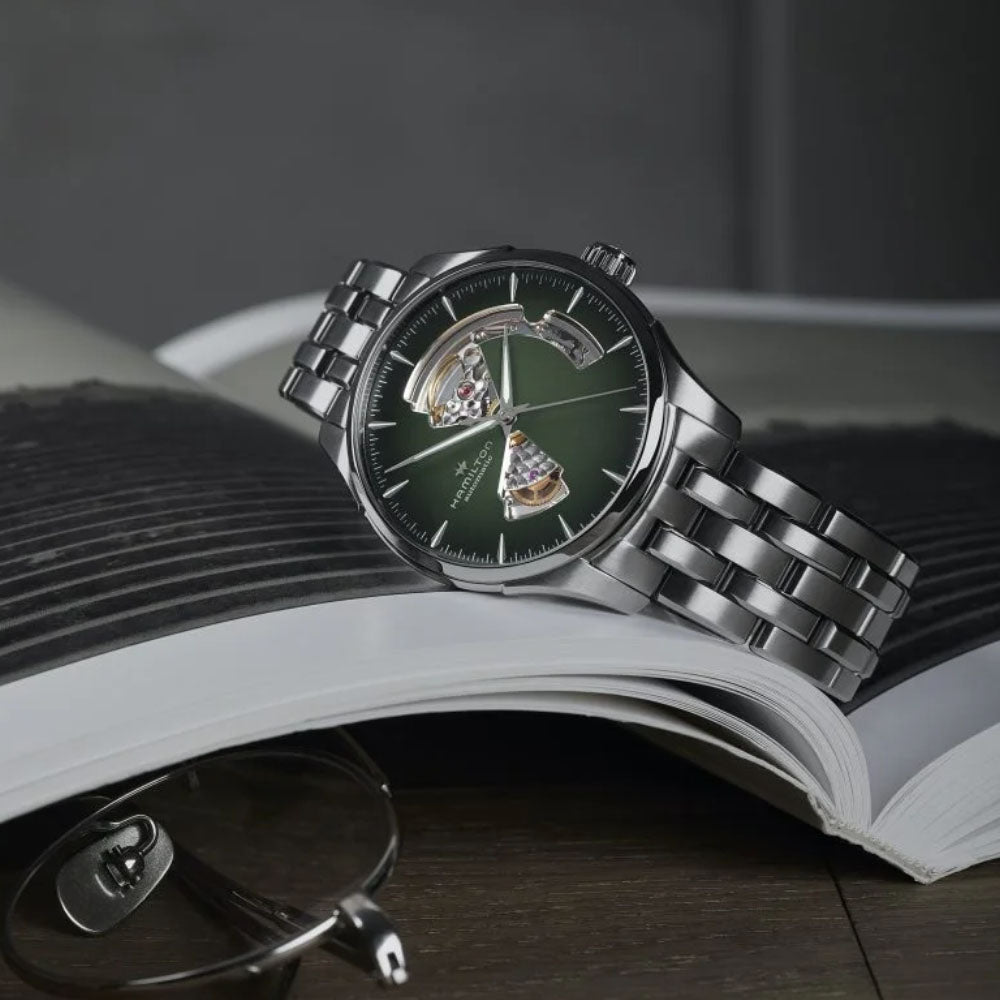 Hamilton - Orologio Automatico Jazzmaster Open Heart