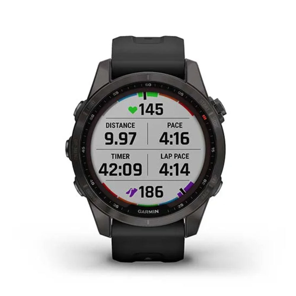 Garmin - Fēnix® 7S – Sapphire Solar Edition - 42mm