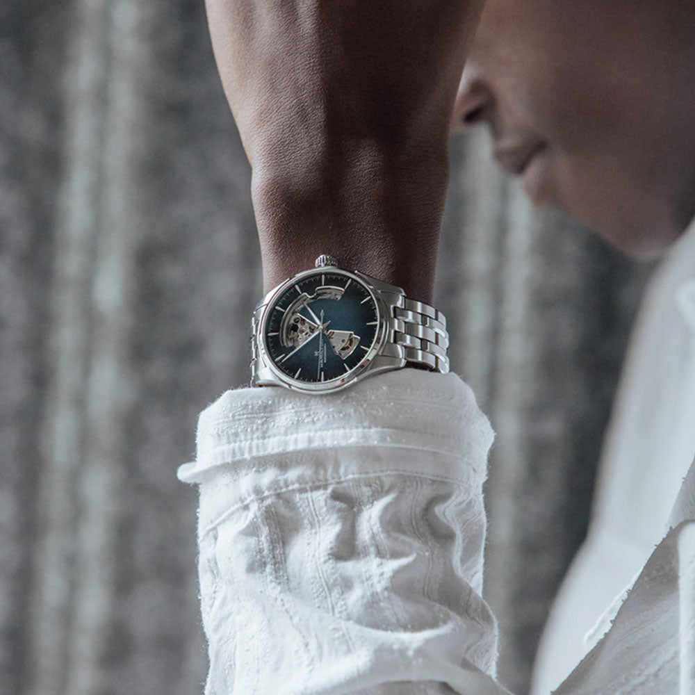 Hamilton - Orologio Automatico Jazzmaster Open Heart