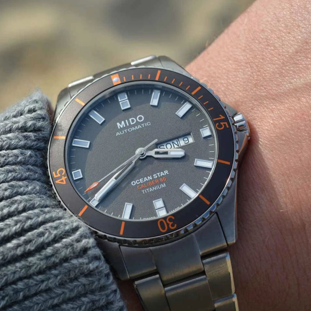 Mido - Orologio Automatico Day Date Ocean Star 200