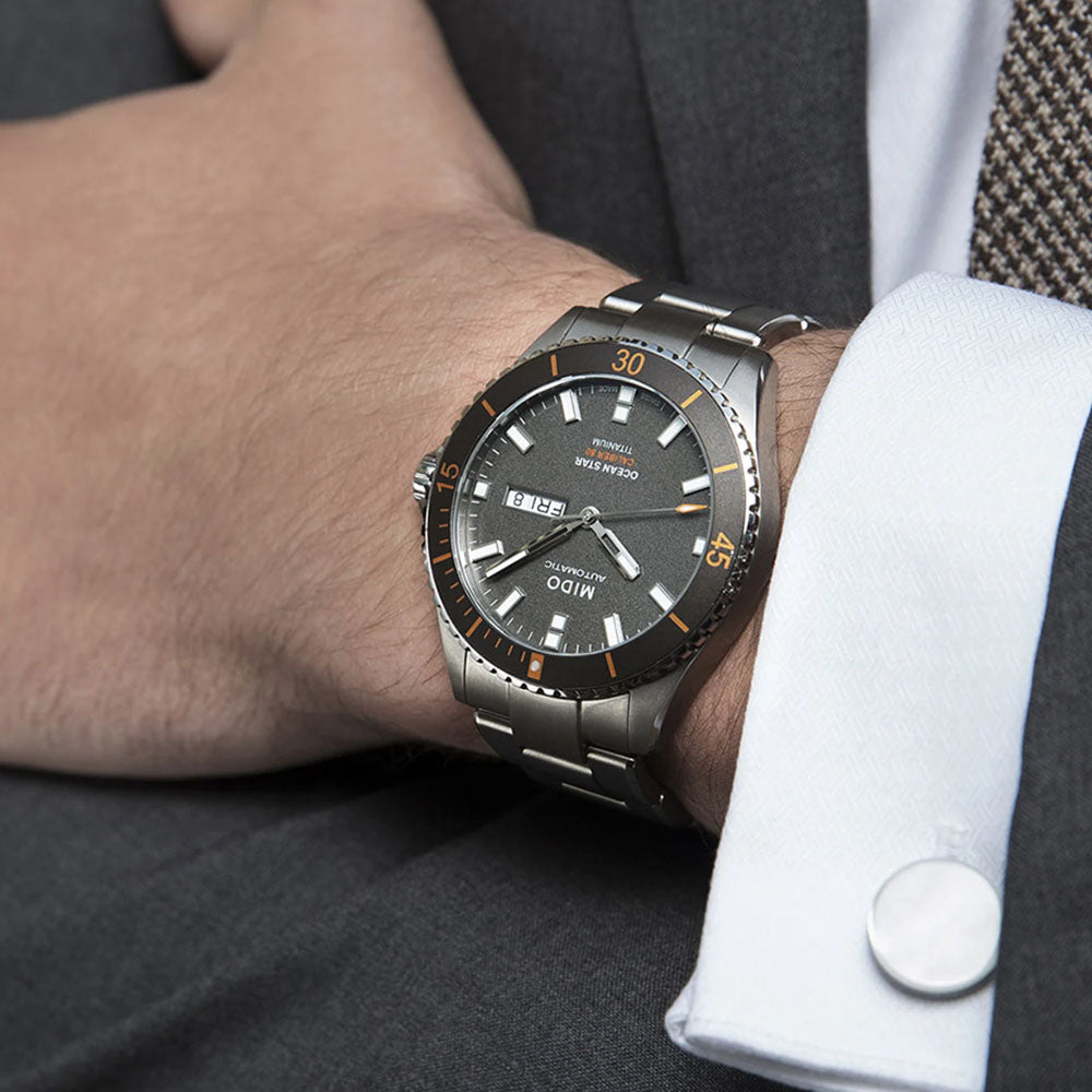 Mido - Orologio Automatico Day Date Ocean Star 200