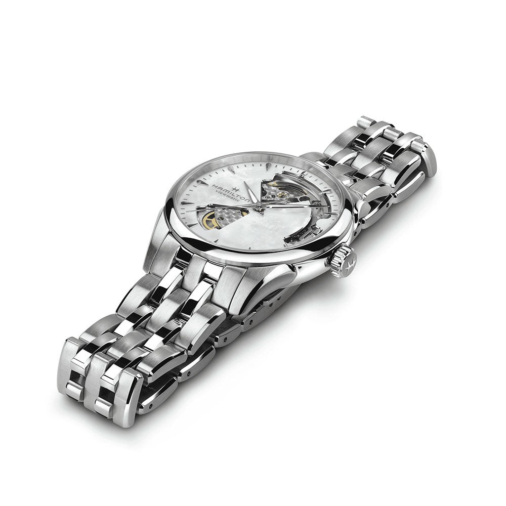 HAMILTON - OROLOGIO AUTOMATICO JAZZMASTER OPEN HEART LADY