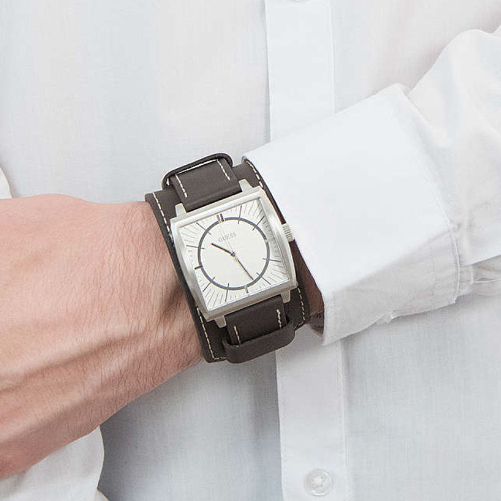 Guess - Orologio Monarch Con Bracciale In Pelle