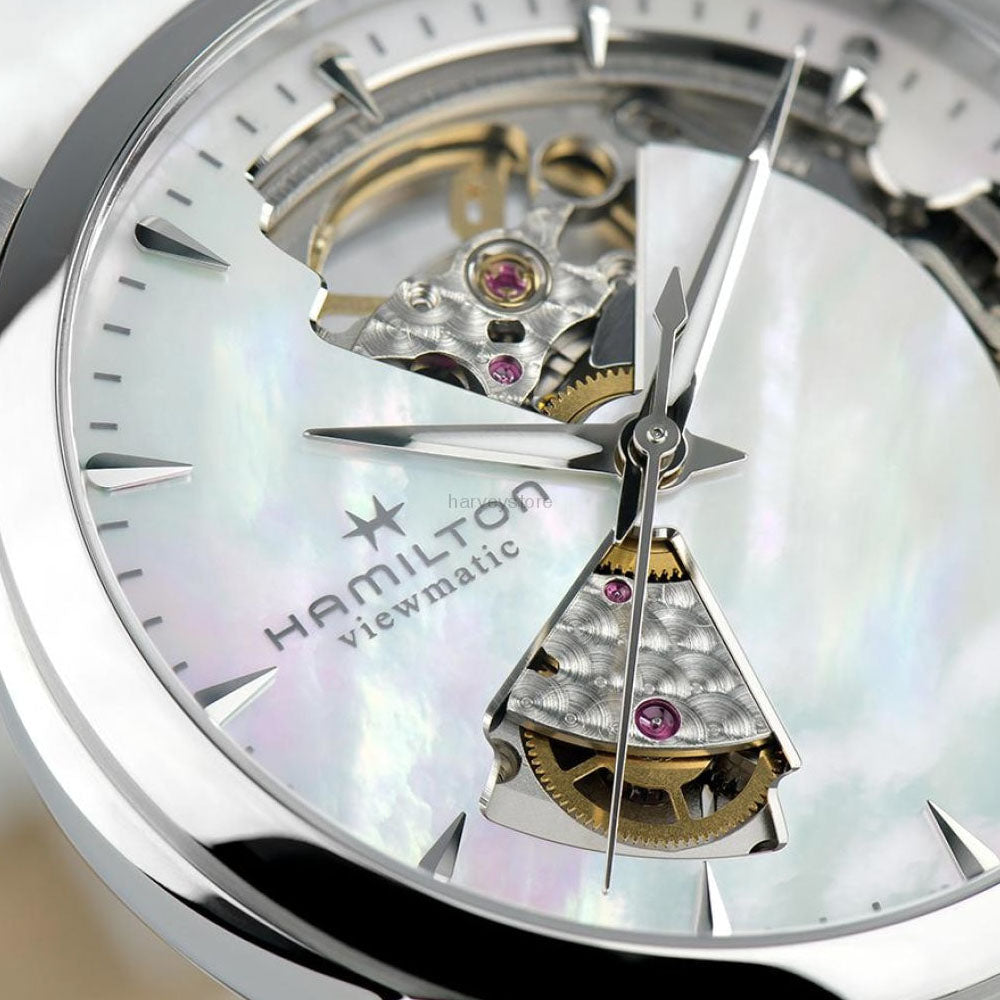 HAMILTON - OROLOGIO AUTOMATICO JAZZMASTER OPEN HEART LADY