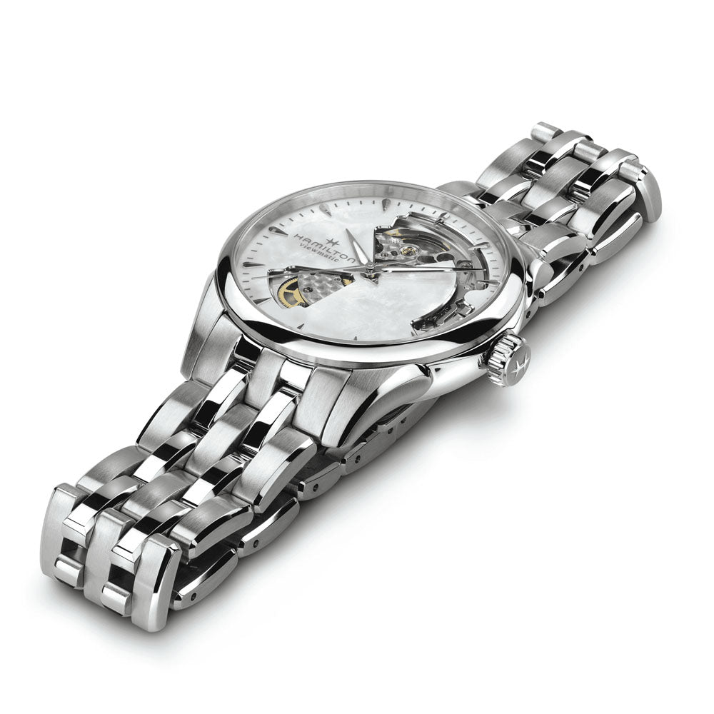 HAMILTON - OROLOGIO AUTOMATICO JAZZMASTER OPEN HEART LADY