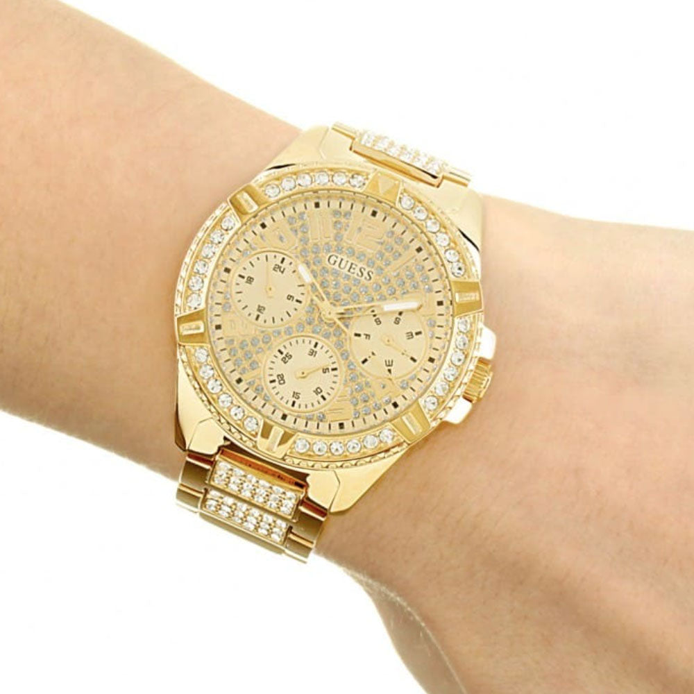 Guess - Orologio Lady Frontier Cinturino In Acciaio Con Strass