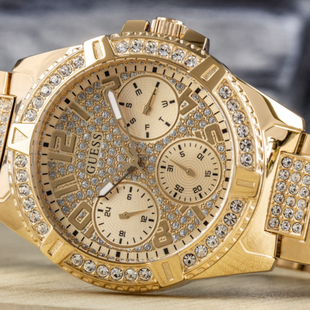 Guess - Orologio Lady Frontier Cinturino In Acciaio Con Strass