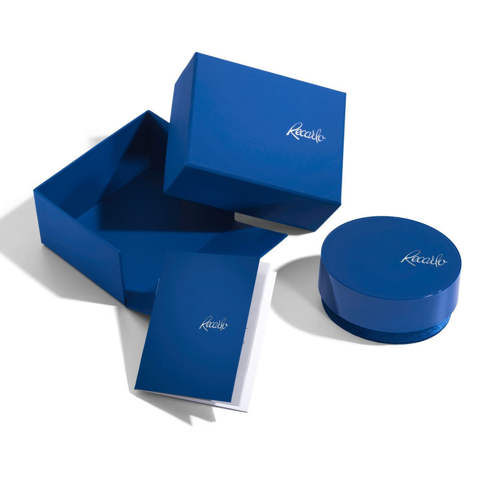 RECARLO - ANELLO VERETTA IN ORO BIANCO 18 KT E DIAMANTI