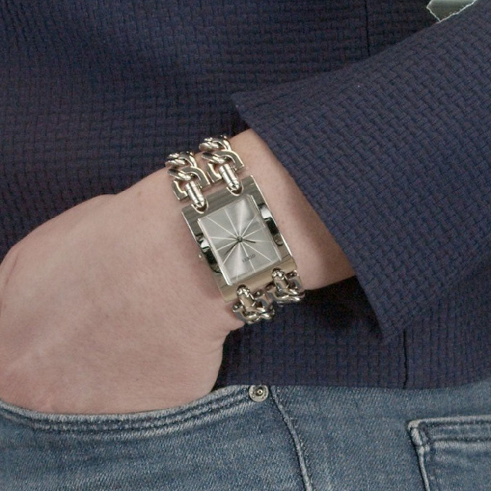 Guess - Orologio Heavy Metal Cinturino In Acciaio