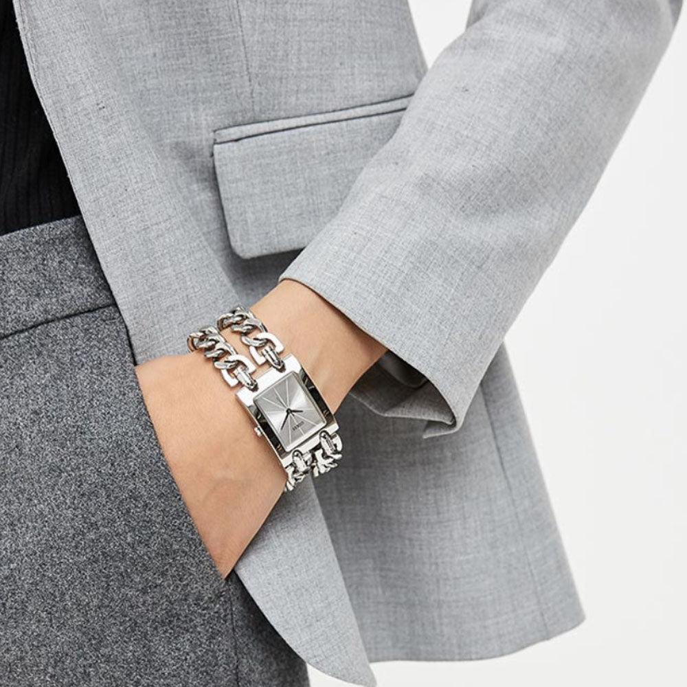 Guess - Orologio Heavy Metal Cinturino In Acciaio