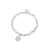 Roberto Giannotti - Bracciale Con Angelo Charm “Double Face” In Argento E Zirconi Bianchi