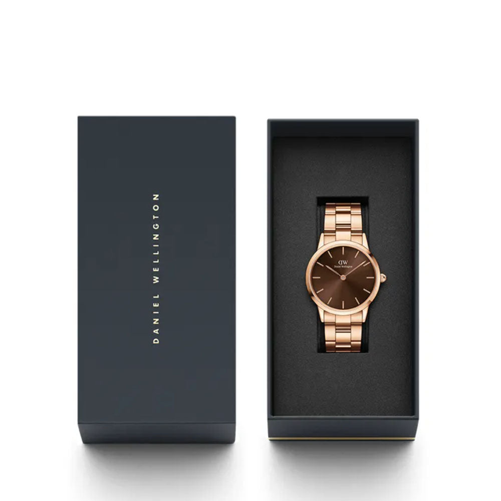 Daniel Wellington - Orologio Solo Tempo Iconic Link Amber 36Mm