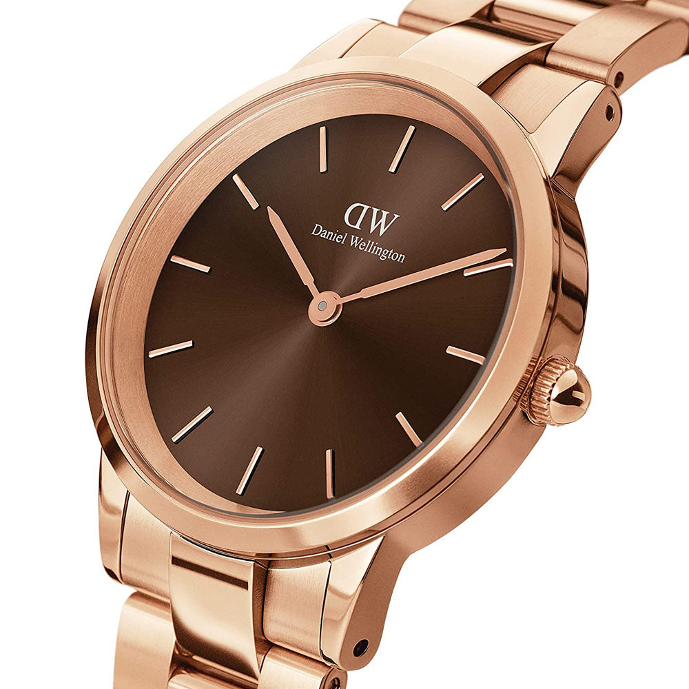 Daniel Wellington - Orologio Solo Tempo Iconic Link Amber 36Mm