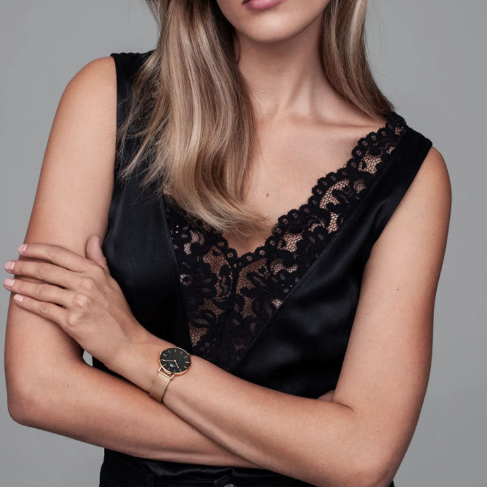 Daniel Wellington - Orologio Solo Tempo Petite Melrose B 32Mm