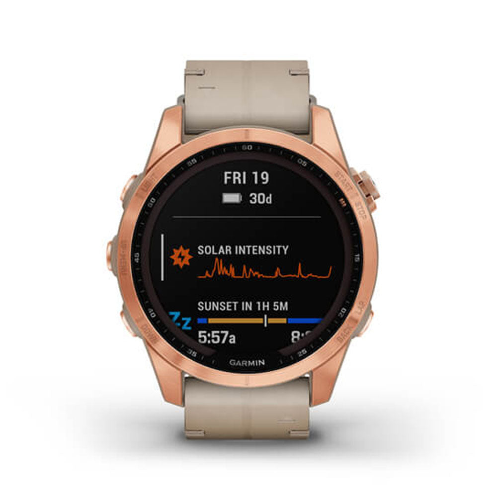 Garmin - Fenix® 7S – Sapphire Solar Edition - 42mm