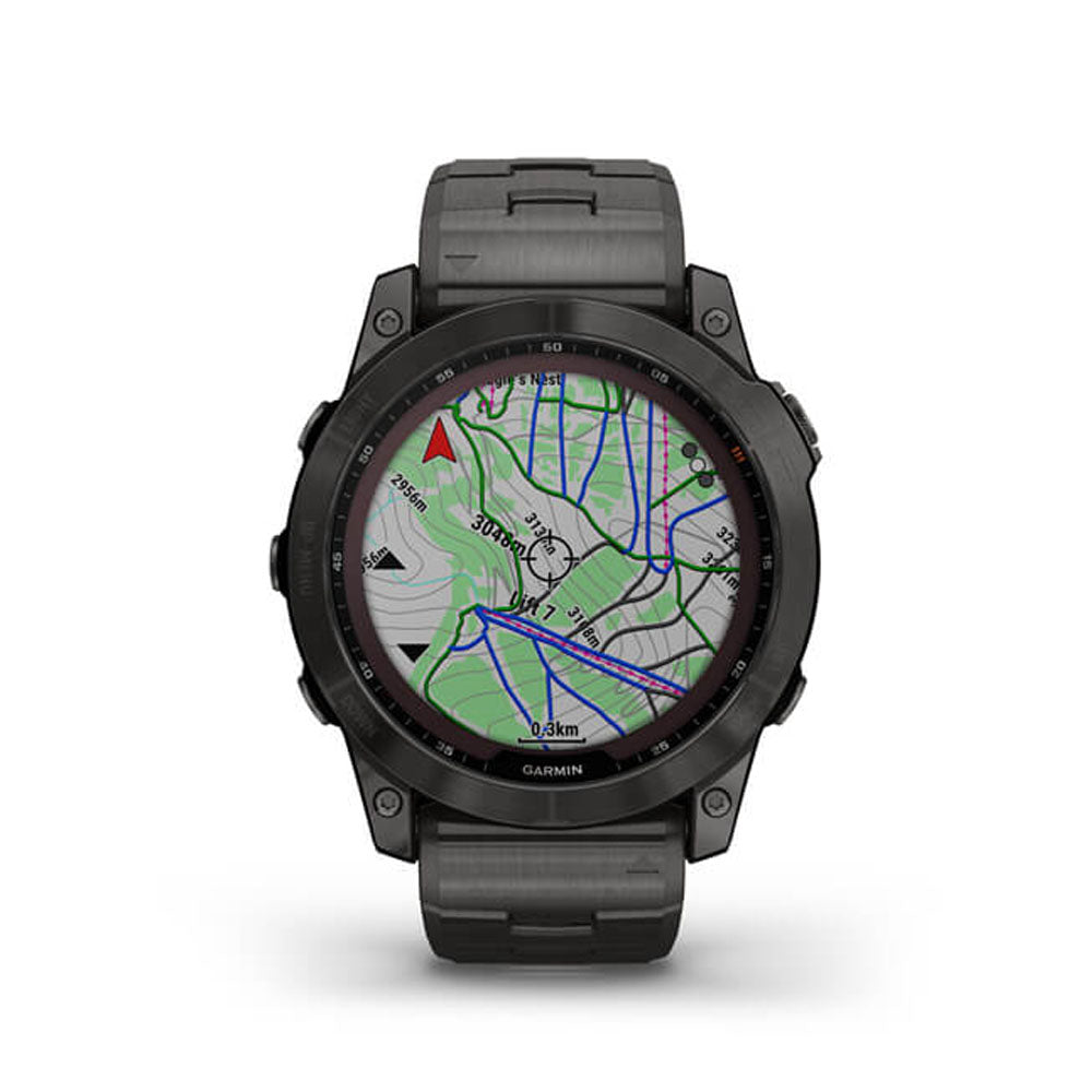 Garmin - Fenix® 7X Sapphire Solar - 51mm
