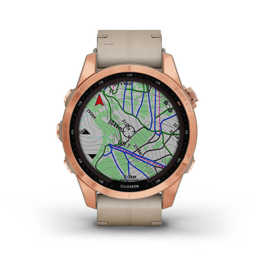 Garmin - Fenix® 7S – Sapphire Solar Edition - 42mm