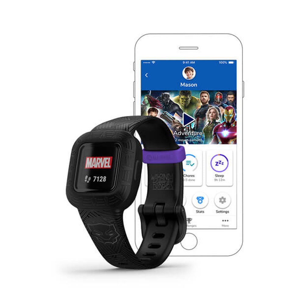 Garmin - Vivofit® Jr. 3 X Marvel - Black Panter