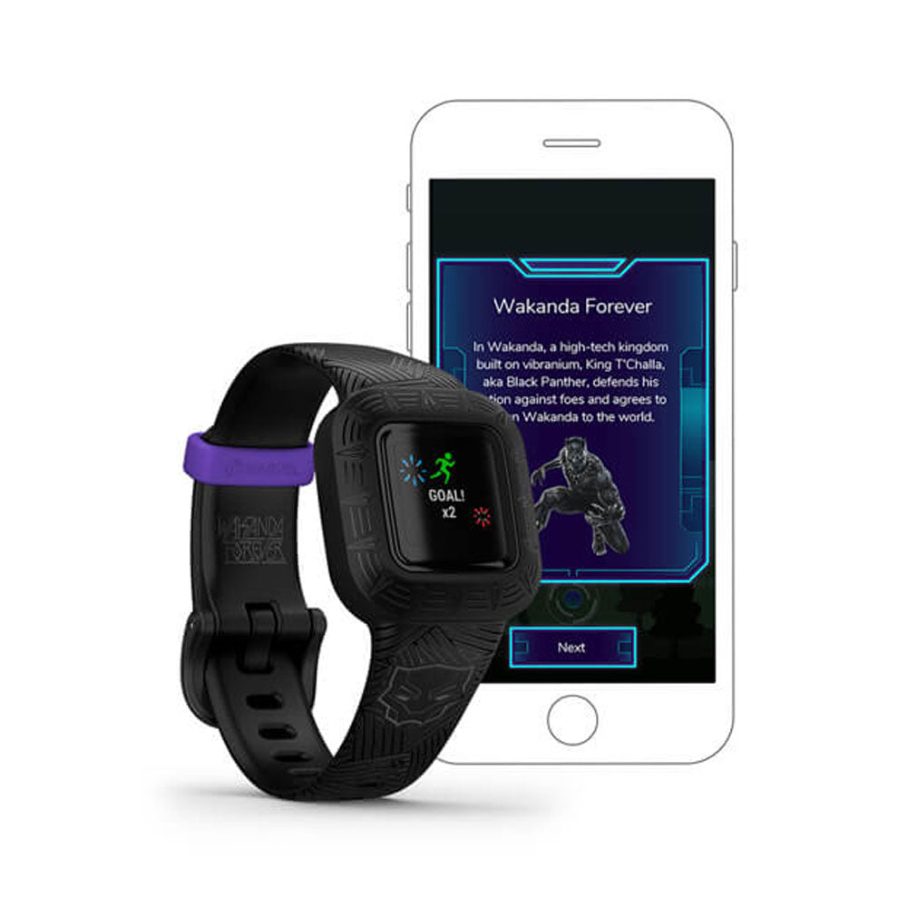Garmin - Vivofit® Jr. 3 X Marvel - Black Panter