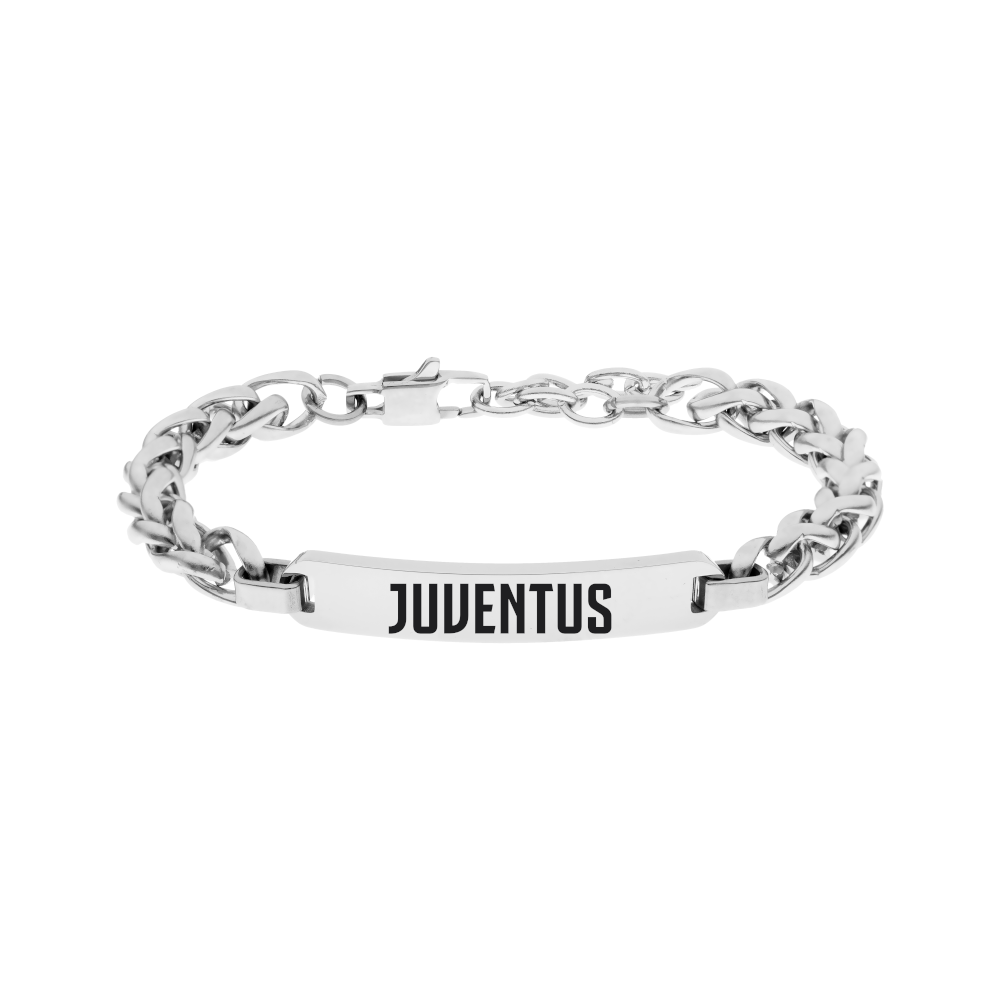 Juventus Fc - Bracciale Ufficiale Juventus In Acciaio 316L Con Smalto