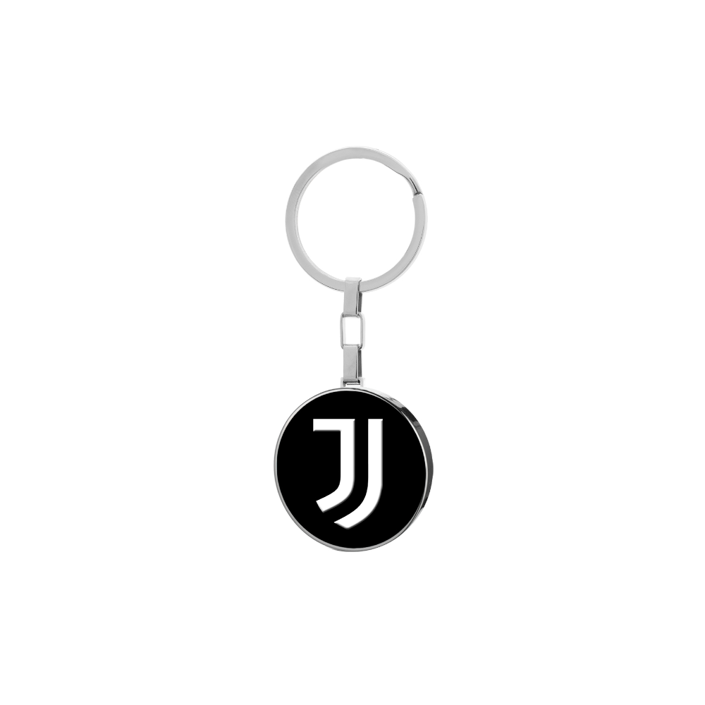 Juventus Fc - Portachiavi Ufficiale Juventus In Acciaio 316L Con Smalto