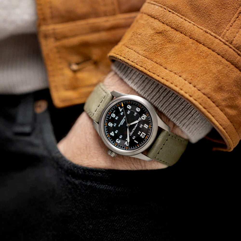 Hamilton - Orologio Khaki Field Titanium Auto