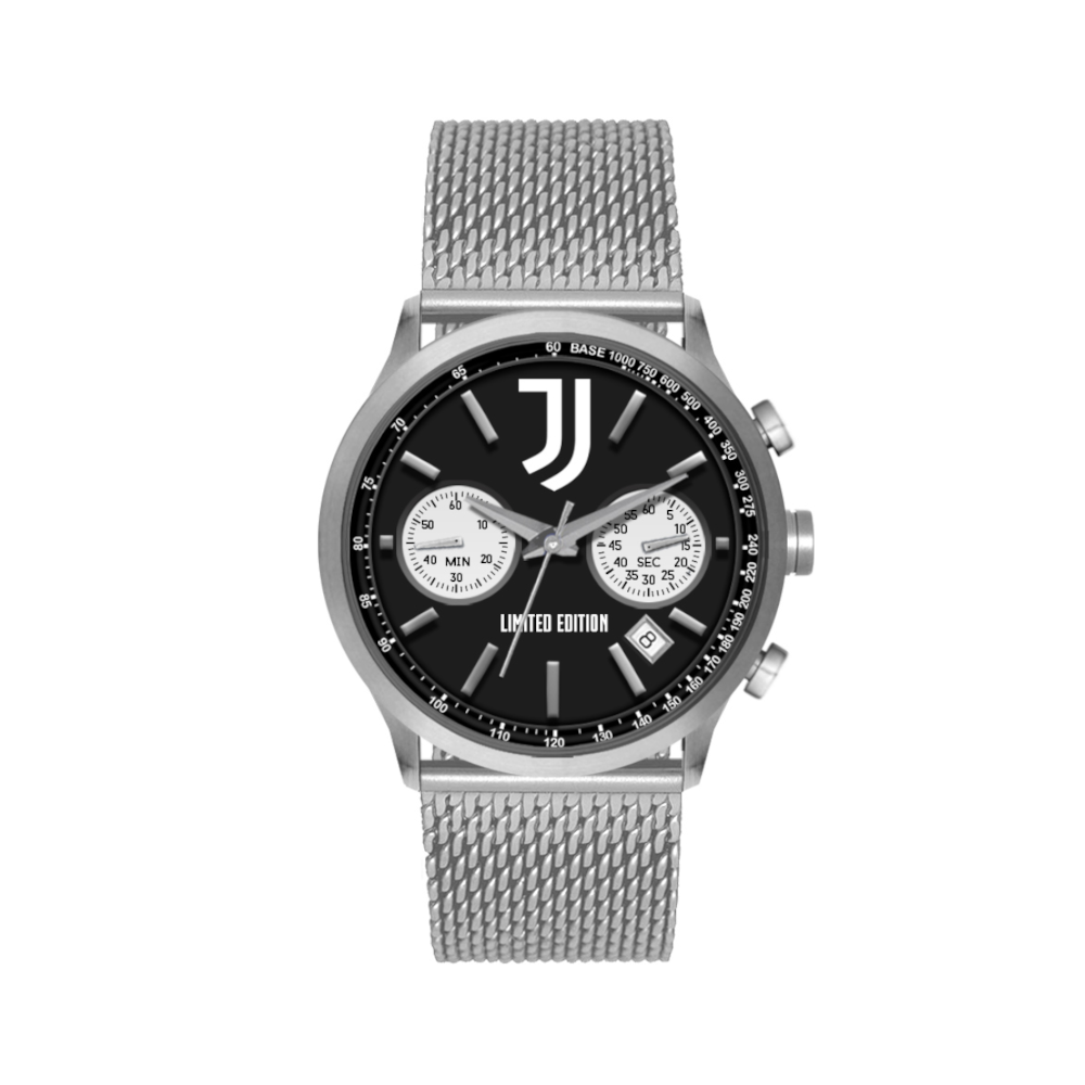 Juventus FC - OROLOGIO CHRONO &quot;JUVENTUS&quot; GENT-MESH