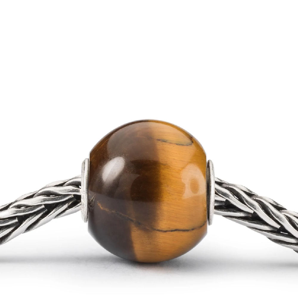 Trollbeads - Occhio Di Tigre Rotondo Grande