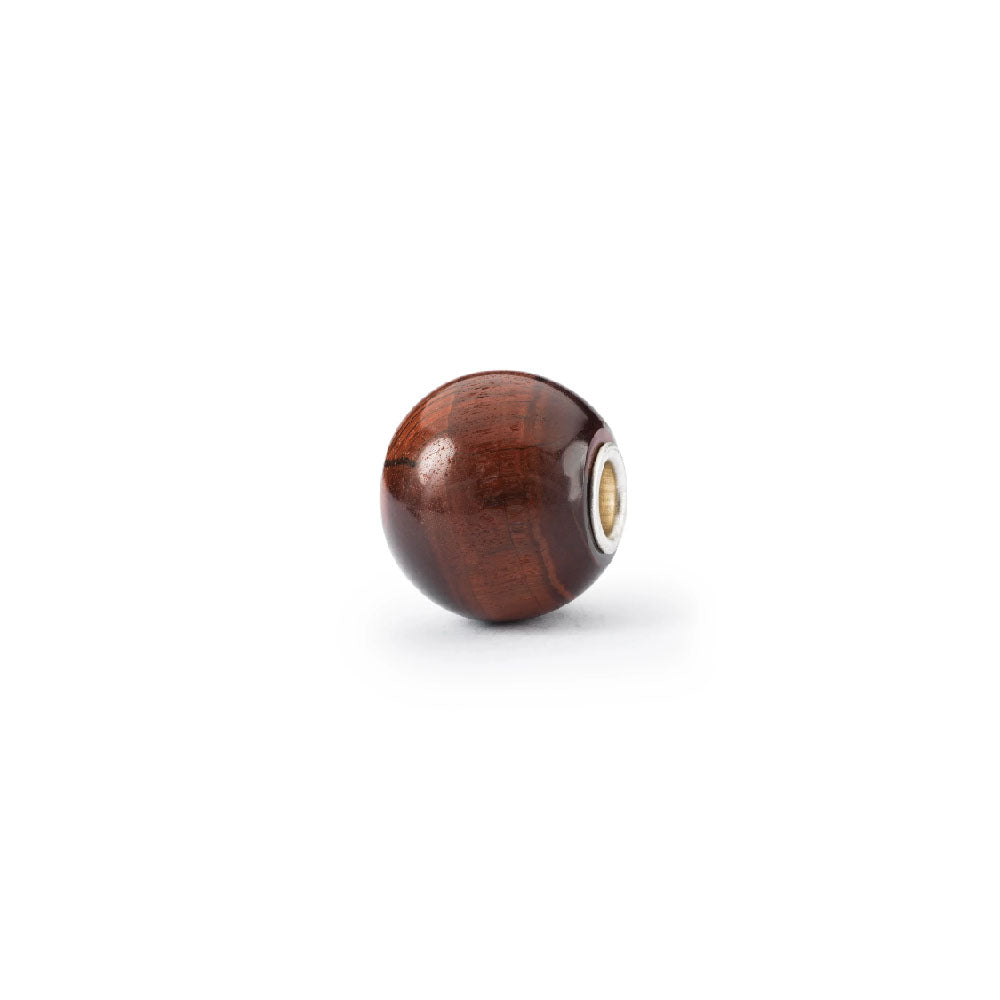 Trollbeads - Occhio Di Tigre Rosso Rotondo Grande