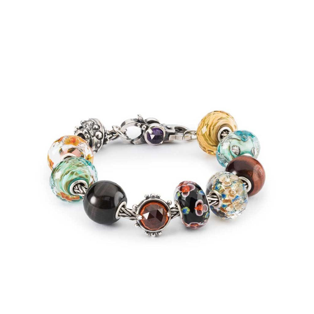 Trollbeads - Occhio Di Gatto Nero Rotondo Grande