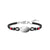 AC MILAN - BRACCIALE UFFICIALE MILAN IN ACCIAIO 316L CON SMALTO