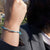 PENSIERI FELICI - BRACCIALE IN ARGENTO 925 E CORDINO NAUTICO REGOLABILE
