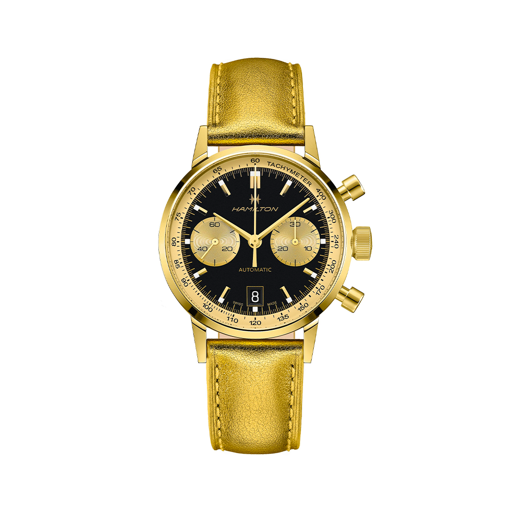 HAMILTON - CRONOGRAFO AUTOMATICO INTRA-MATIC AMERICAN CLASSIC