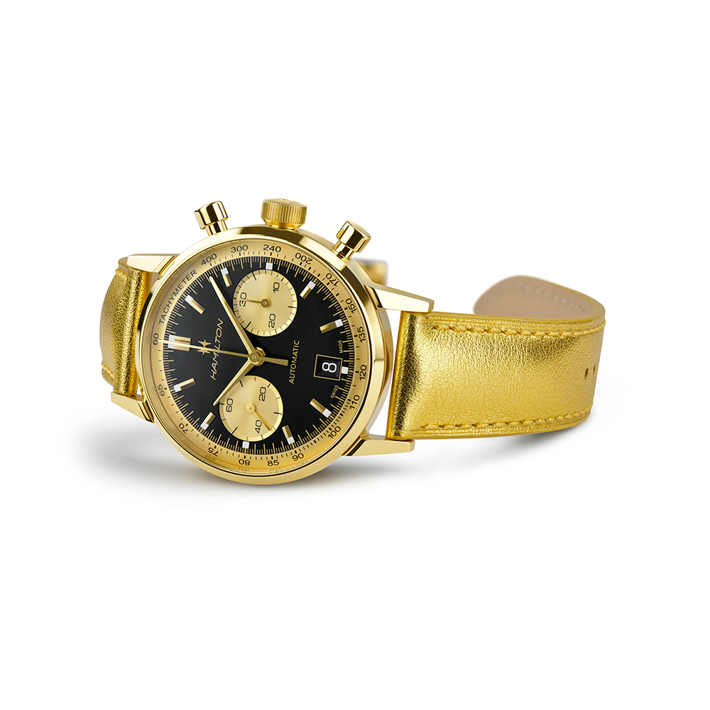 HAMILTON - CRONOGRAFO AUTOMATICO INTRA-MATIC AMERICAN CLASSIC