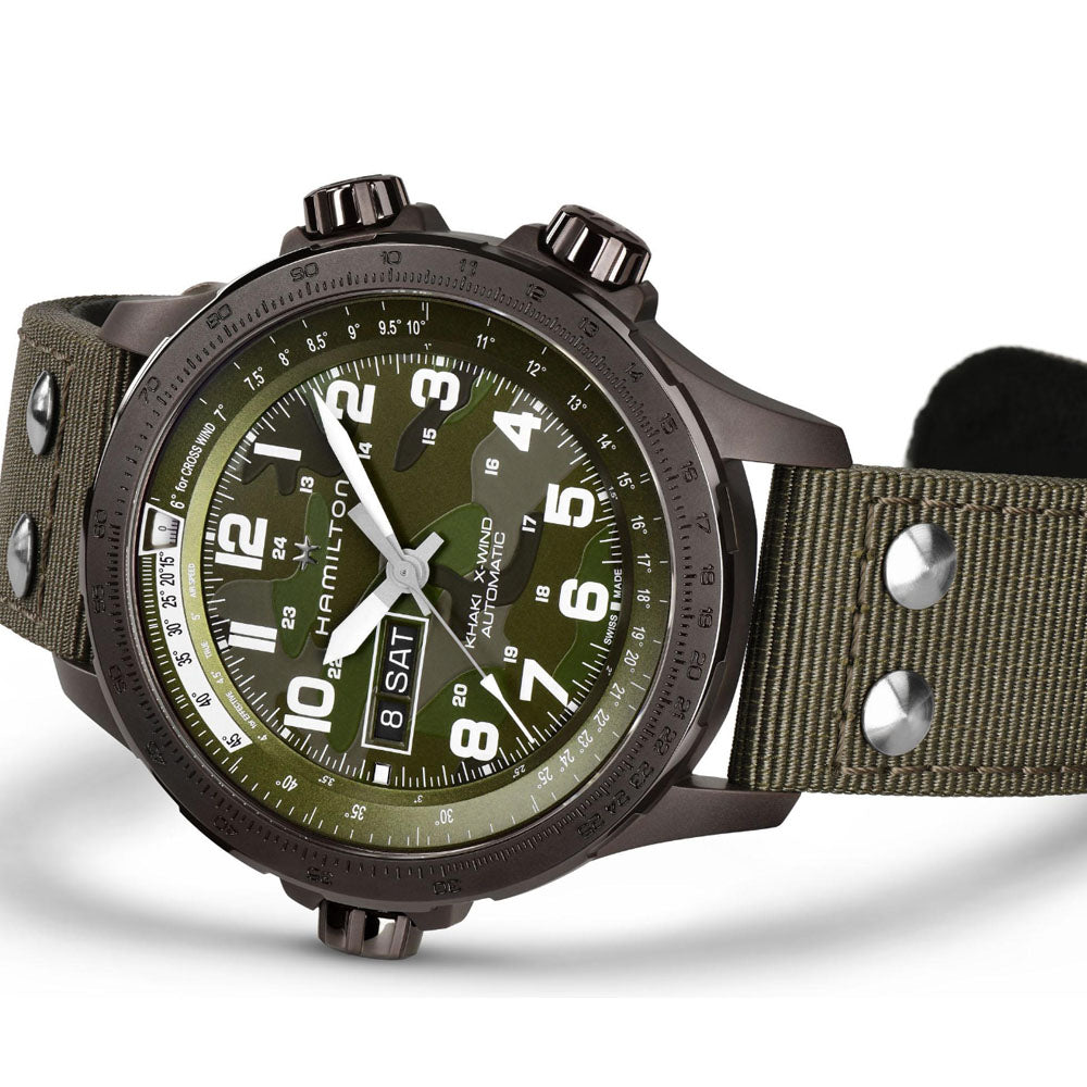 Hamilton - Orologio Automatico Khaki Aviation Day Date