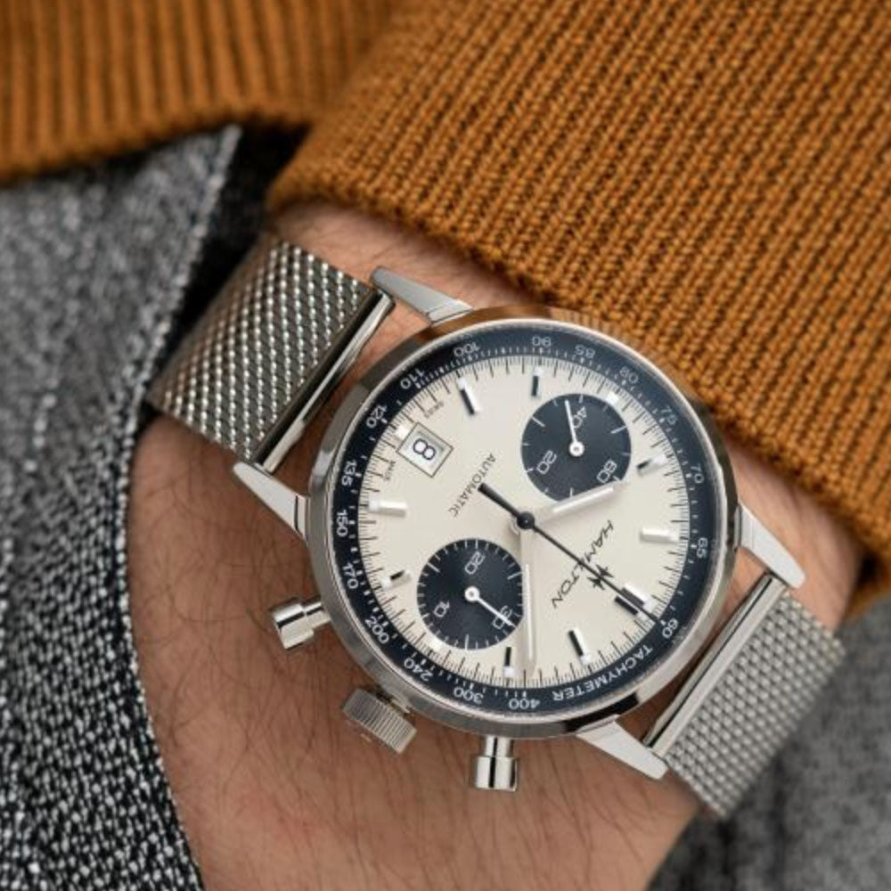 HAMILTON - CRONOGRAFO AUTOMATICO INTRA-MATIC AMERICAN CLASSIC