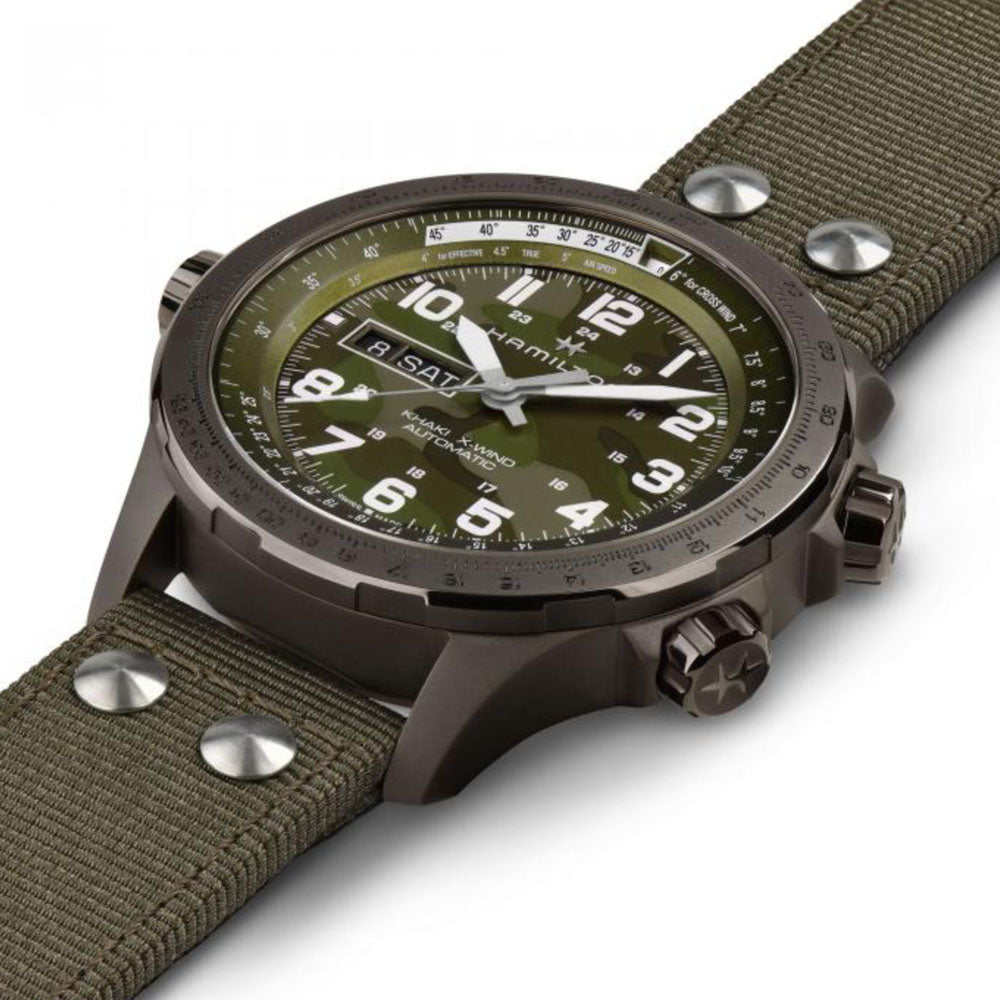 Hamilton - Orologio Automatico Khaki Aviation Day Date