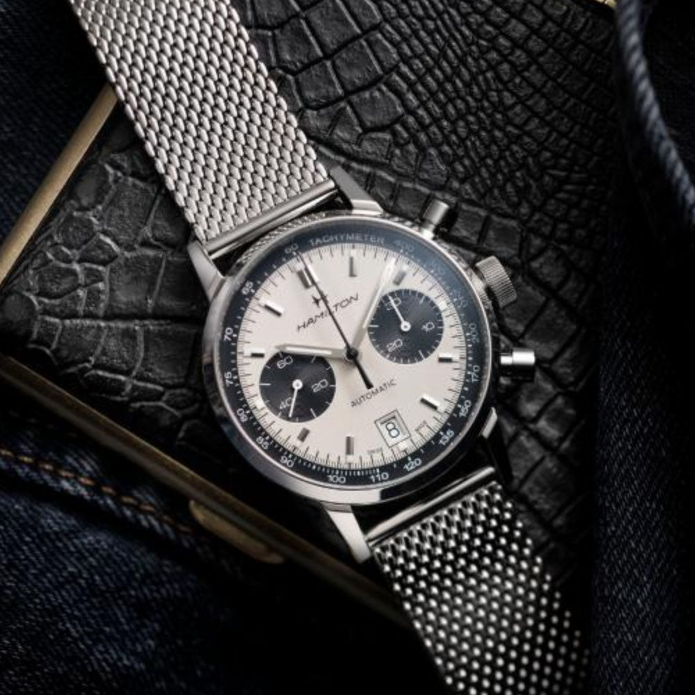 HAMILTON - CRONOGRAFO AUTOMATICO INTRA-MATIC AMERICAN CLASSIC