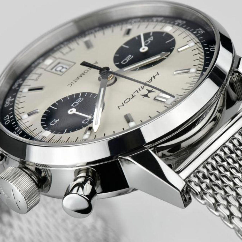 HAMILTON - CRONOGRAFO AUTOMATICO INTRA-MATIC AMERICAN CLASSIC