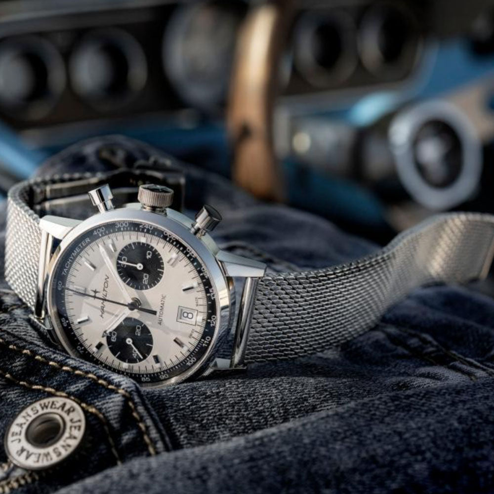 HAMILTON - CRONOGRAFO AUTOMATICO INTRA-MATIC AMERICAN CLASSIC