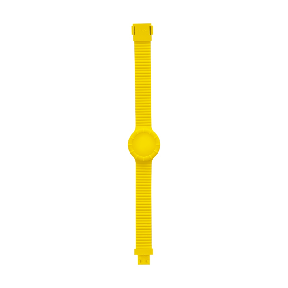 HIP HOP  - CINTURINO 32 MM GIALLO VIBRANTE