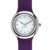 Hip ­Hop - Orologio Da Donna In Silicone E Metallo Metal Plum - Purple