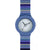 Hip Hop - Orologio Da Donna In Silicone Stampato Millerighe - Blue