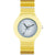 Hip­ Hop - Orologio Da Donna In Silicone Stampato Millerighe - Yellow