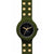 Hip­ Hop - Orologio Da Donna In Silicone Stampato Borchie Rock - Green