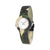 Hip ­Hop - Orologio Unisex In Silicone Rivestito In Tessuto Camouflage - Yellow Camo