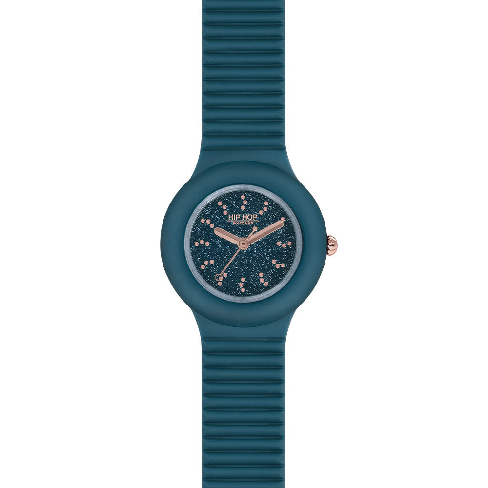 Hip ­Hop - Orologio Da Donna In Silicone Stampato Fly To The Stars - Ottanio