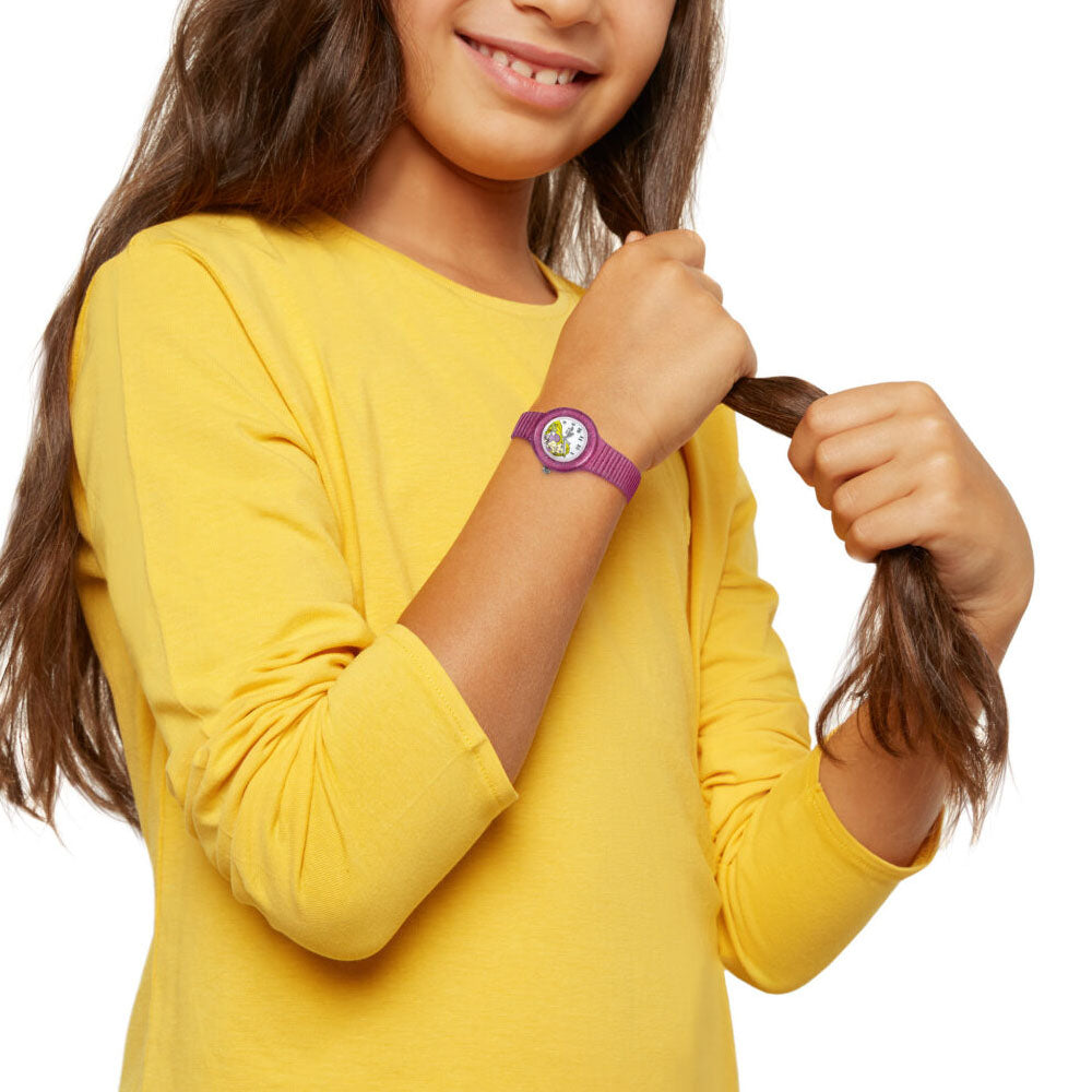 Hip­ Hop - Orologio Da Bambina In Silicone Stampato Sparkling Princess - Rapunzel