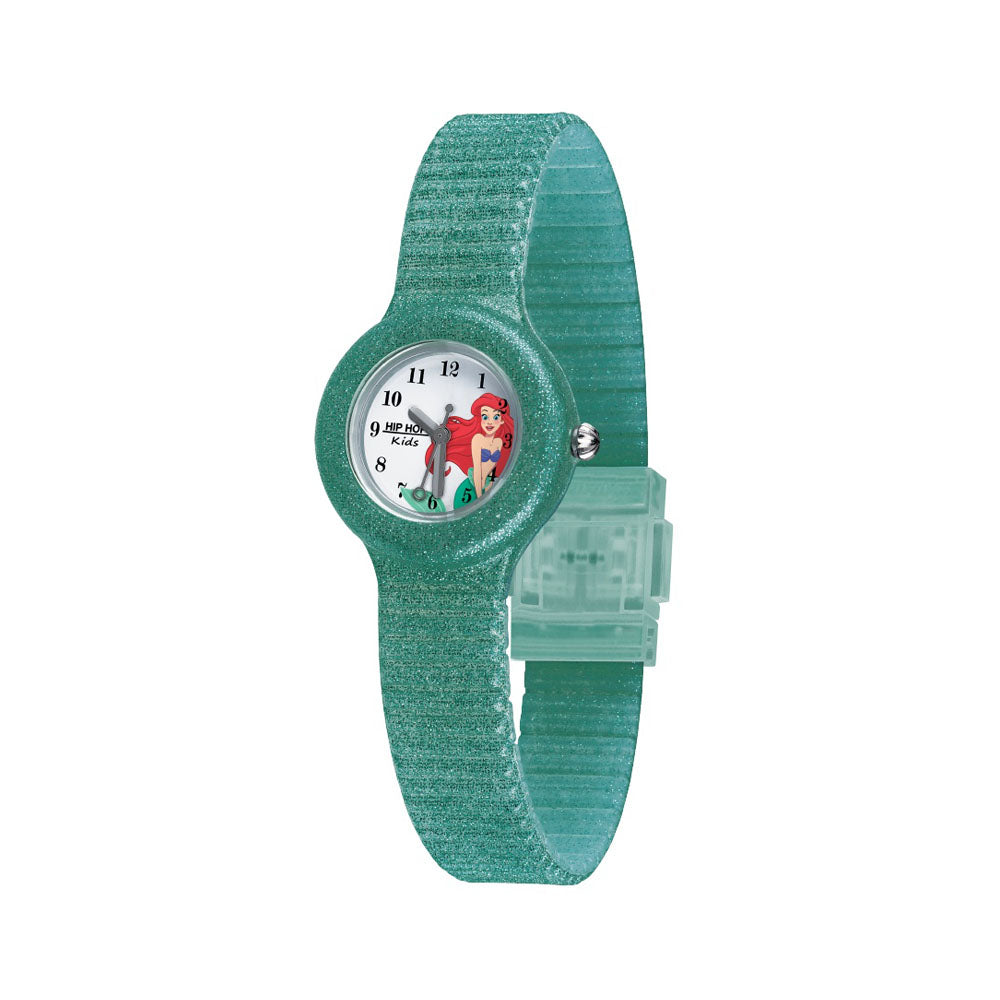 Hip­ Hop - Orologio Da Bambina In Silicone Stampato Sparkling Princess - Sirenetta